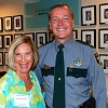CCPC Administrator Sally Tiffany and Sheriff Rambosk appear amused by something